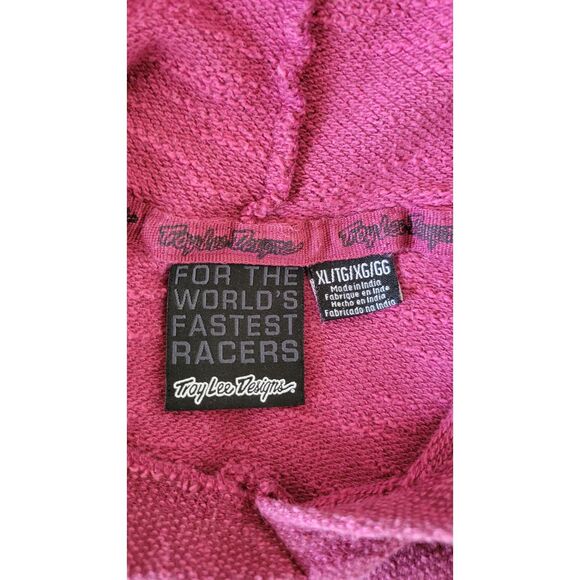 Troy Lee Designs Maroon Hoodie Jacket - Picture 3 of 4